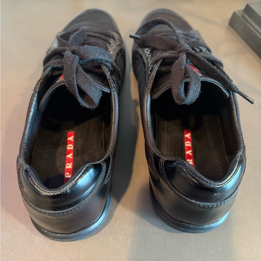 Prada Men's Black Sneakers - Picture 2 of 3